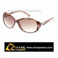 2012 Fashion plastic sun glasses 3