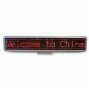 16X128pixel indoor dot-matrix scrolling text led sign board