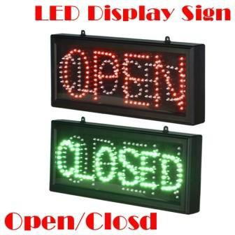 high brightness electronic led open closed sign panel for shop,restaurant 