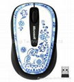 fancy Celadon Porcelain 2.4Ghz usb wireless mouse 2