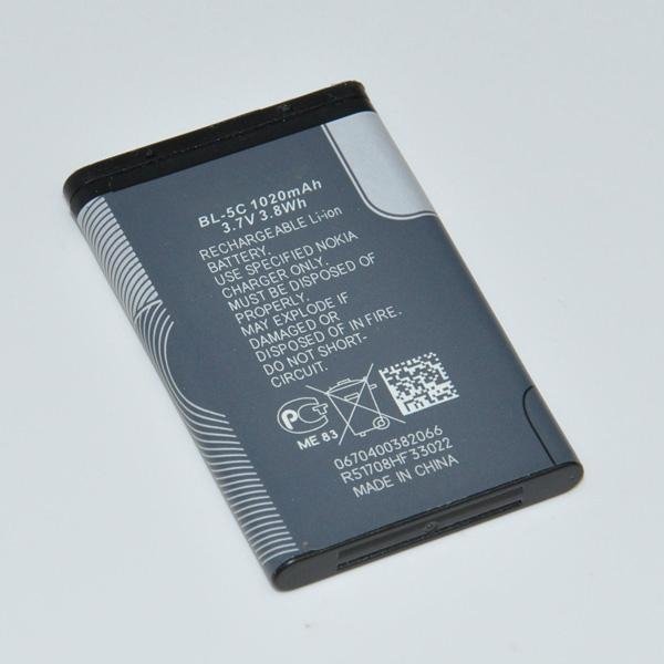 Phone battery BL-5C for Nokia Mobile phone 5