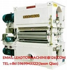 Carlibrating Sanding Machine With Wide Belt Two Heads
