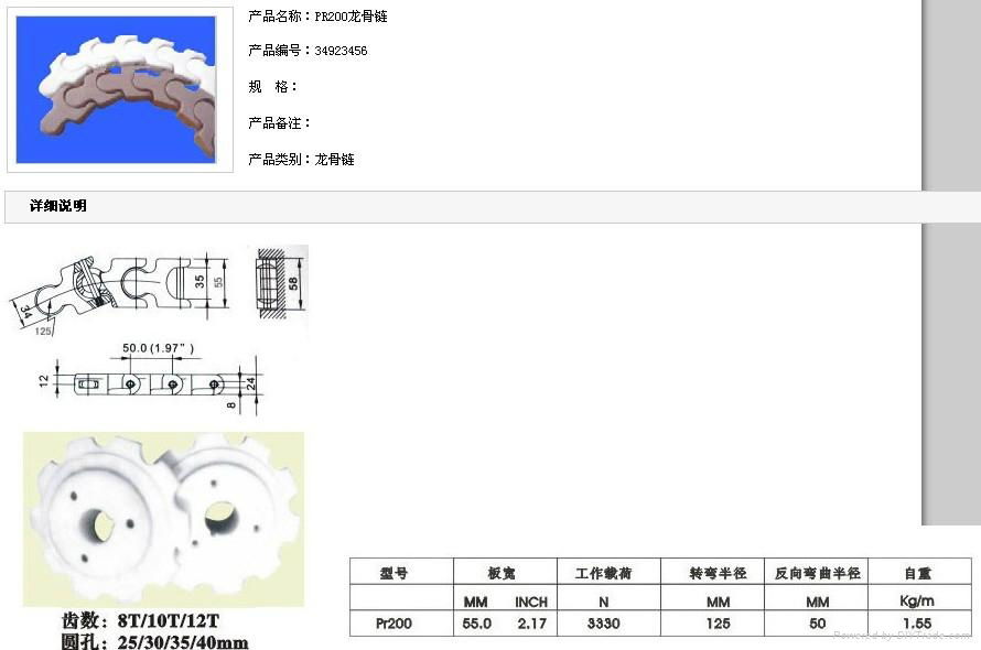 RT-200小瓶输送链  4