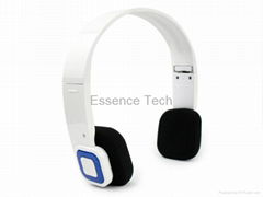 Wireless stereo bluetooth headset foldable head band design