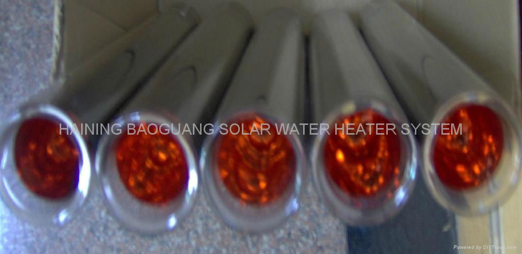 Haining BG intergative unpressurized solar water heater with solar vauum tubes 3