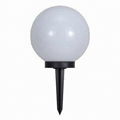  Solar Garden Light with Spike and Rubber Cable, Available in White/Black   1