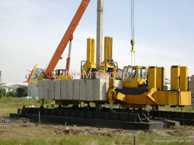 Professional DTZ series Hydraulic static pile driver for foundation construction 2