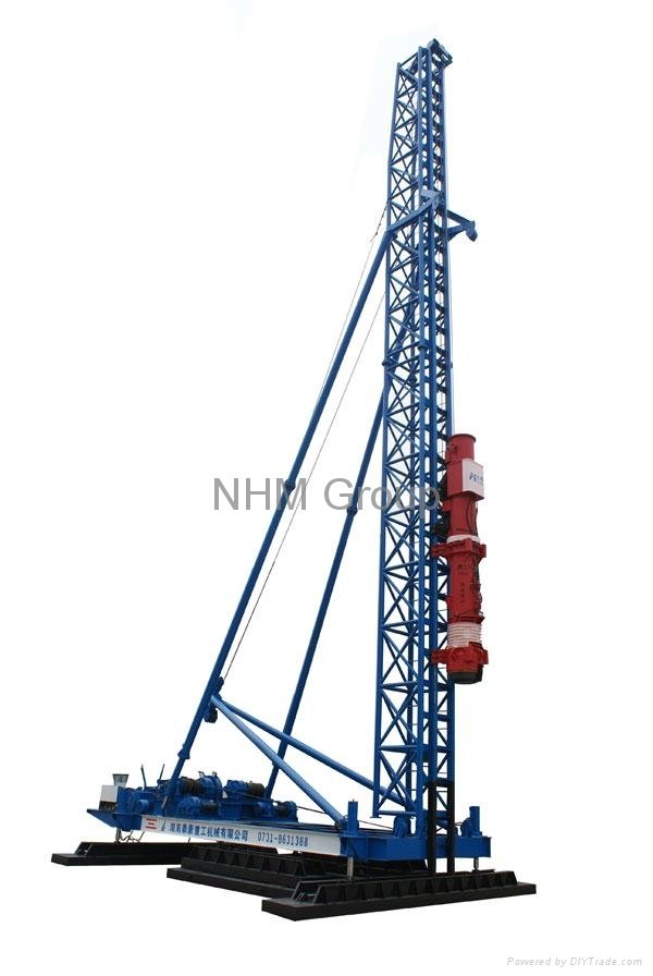 Piling Foundation Construction Equipment Hydraulic Footstep Piling Frame