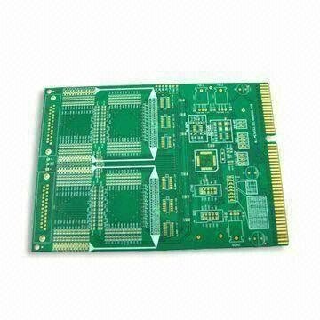 Four layer HDI Multilayer PCB with gold fingers,immersion gold surface treatment