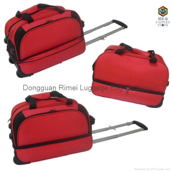 Hot sale style travelling l   age bag with superior wheels&trolley
