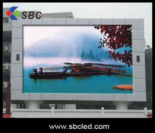 P10outdoor moving advertising display