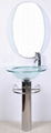 Glass basin.glass vanity,glass bathroom cabinet  2