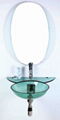 Glass basin.glass vanity,glass bathroom cabinet  5