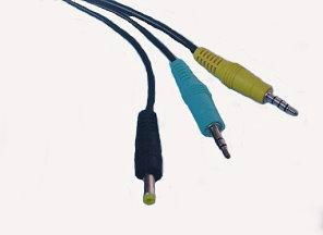 AV Cable Stereo +DC 