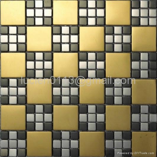 mosaic (decorative) stainless steel plate 4