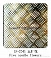 embossed (decorative) stainless steel sheet 5