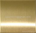colored stainless steel sheet(hairline) 4