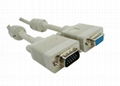 VGA cable 15p male to female cable