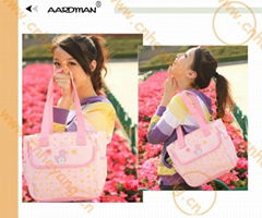 New Arrival fashion 600D blue,pink,khaki baby diaper bags+Free Shipping