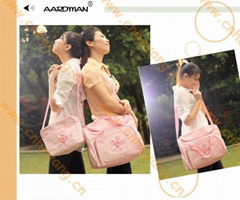 Cute 4pcs red,yellow 600D Baby/Mummy Diaper Bags On Sale with Free Shipping 