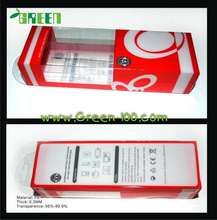 Offset printing packaging box with inner tray for earphone 3