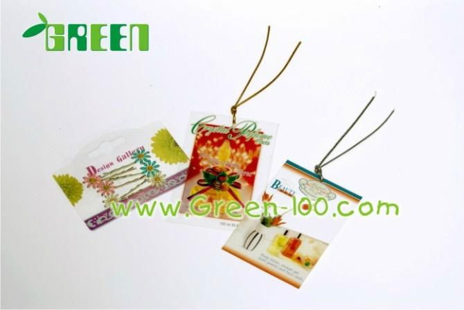 Plastic labels for gift/garment