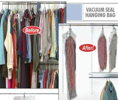 factory direct Garment hanger vacuum Bag 5