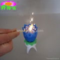 Rotating-lotus flower magic birthday candle 2