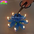 Rotating-lotus flower magic birthday candle 5