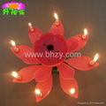 Lotus flower funny birthday candles