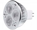 epistar 3x1w mr16 led spotlight 1