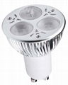 epistar 3x1w gu10 led spotlight