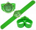 Hot selling silicone slap watch with high quality  5