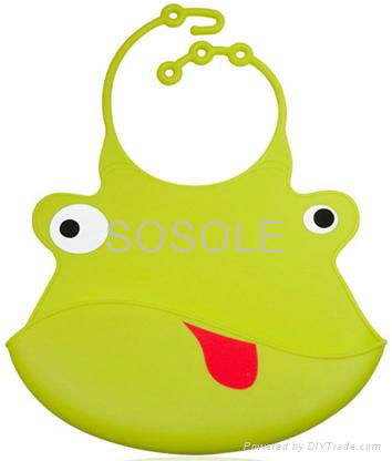 Rubber silicone baby bib; silicone bibs for baby  2