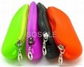 Latest silicone purse/wallet; hot selling silicone key purse 4