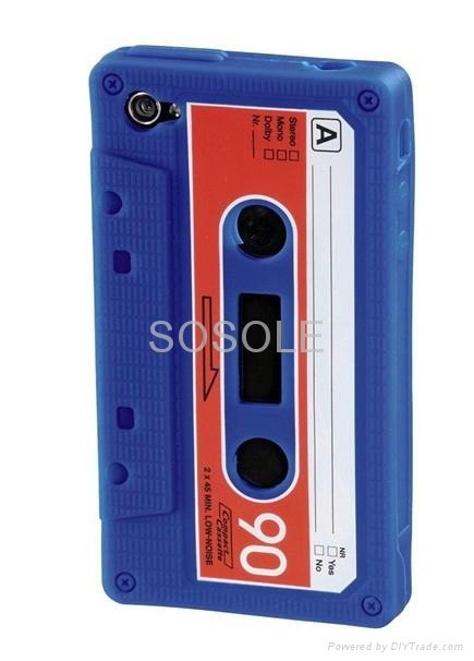 Fashion hot selling silicone case for Iphone 4G  4