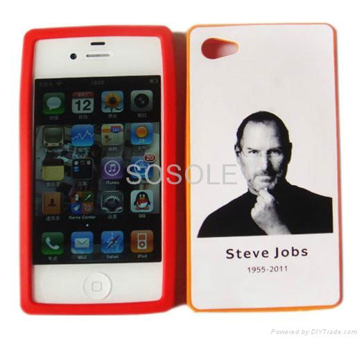 Fashion hot selling silicone case for Iphone 4G  5