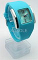 Fashion colorful silicone chewing gum watches  4