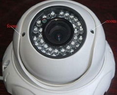 Vandal proof infrared Effio-E CCD dome camera