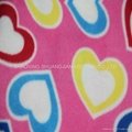 100% Polyester Two Sides Brush Wholesale Fleece Fabric 1