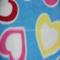 100% Polyester Two Sides Brush Wholesale Fleece Fabric 3