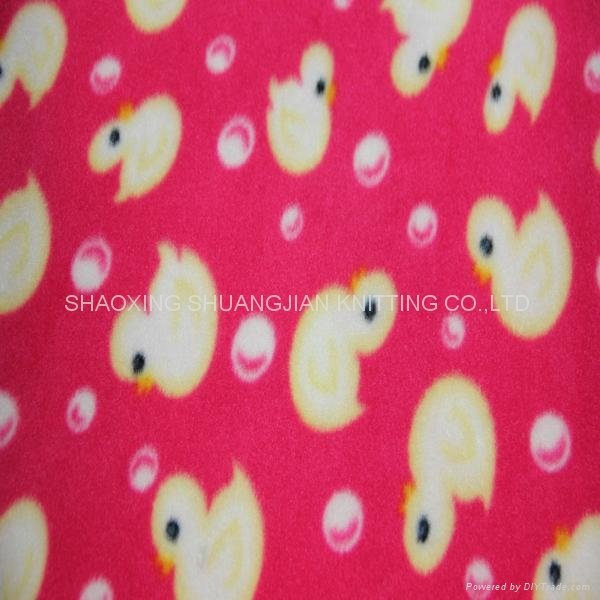 100% Polyester Two Sides Brush Wholesale Fleece Fabric 4