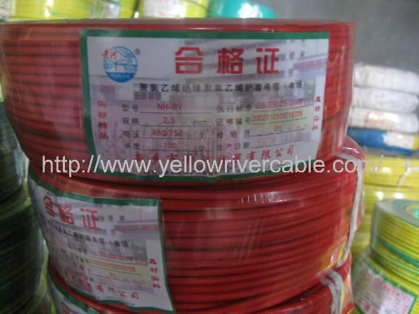 PVC Insulated Fire-resistant Electric Wire (Red)