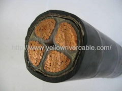 0.6/1KV Copper Core PVC Insulated PVC Sheathed Power Cable