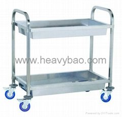 Stainless Steel Bowl Collection cart