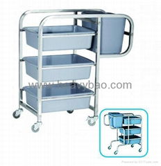 Stainless Steel Cleaning Trolley