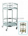 Stainless Steel Round Wine Cart