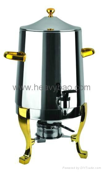 Gold-plated Stainless Steel Coffee Urn