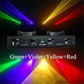 Fast Ship 4 Lens 4 Color RGYV Laser Light DMX DJ stage  Christmas Lights  5