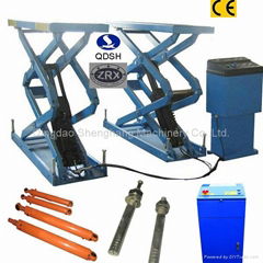 Scissor hydrualic car lifts QDSH-S2716A 2700kgs 1600mm